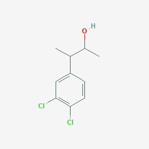 molecular formula C10H12Cl2O B15275816 3-(3,4-Dichlorophenyl)butan-2-ol 