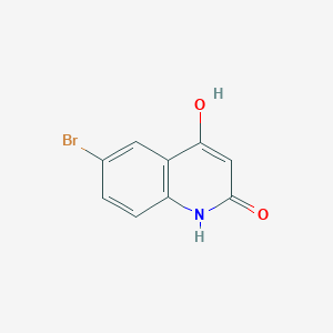 molecular formula C9H6BrNO2 B1527584 6-溴-4-羟基喹啉-2(1H)-酮 CAS No. 54675-23-9