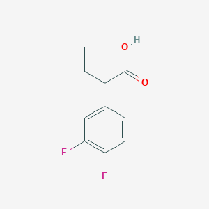 molecular formula C10H10F2O2 B15275840 2-(3,4-Difluorophenyl)butanoic acid 