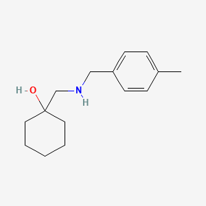 1-({[(4-Methylphenyl)methyl]amino}methyl)cyclohexan-1-ol