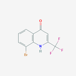 molecular formula C10H5BrF3NO B152759 8-Bromo-4-hydroxy-2-(trifluorométhyl)quinoléine CAS No. 59108-43-9