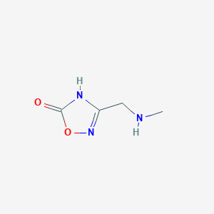 3-((Methylamino)methyl)-1,2,4-oxadiazol-5-ol