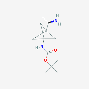 tert-Butyl (R)-(3-(1-aminoethyl)bicyclo[1.1.1]pentan-1-yl)carbamate