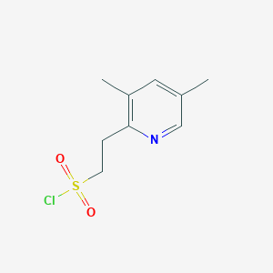 2-(3,5-Dimethylpyridin-2-yl)ethane-1-sulfonyl chloride