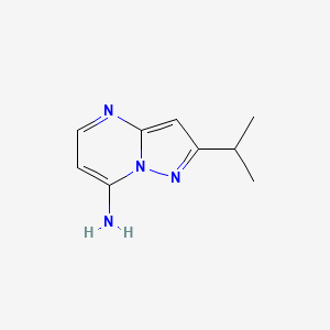 2-(Propan-2-YL)pyrazolo[1,5-A]pyrimidin-7-amine