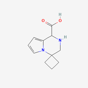 2',3'-dihydro-1'H-spiro[cyclobutane-1,4'-pyrrolo[1,2-a]pyrazine]-1'-carboxylic acid