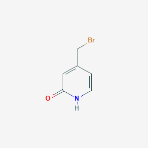 molecular formula C6H6BrNO B1527597 4-(溴甲基)吡啶-2(1H)-酮 CAS No. 1227585-50-3