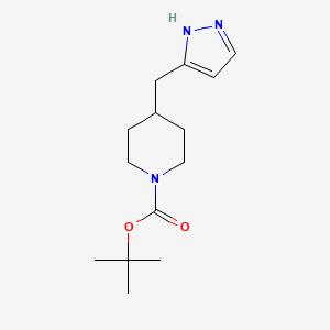 tert-Butyl4-(1H-pyrazol-3-ylmethyl)piperidine-1-carboxylate