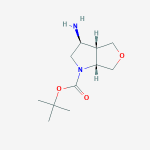 Racemic-(3S,3aR,6aS)-tert-butyl 3-aminohexahydro-1H-furo[3,4-b]pyrrole-1-carboxylate