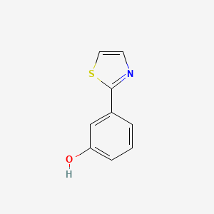 B1527604 3-(1,3-Thiazol-2-yl)phenol CAS No. 35582-13-9