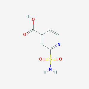 B1527605 2-Sulfamoylpyridine-4-carboxylic acid CAS No. 1308677-82-8