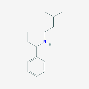 (3-Methylbutyl)(1-phenylpropyl)amine