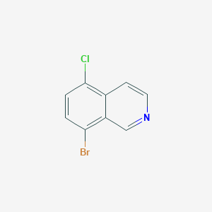 B152761 8-Bromo-5-chloroisoquinoline CAS No. 927801-25-0