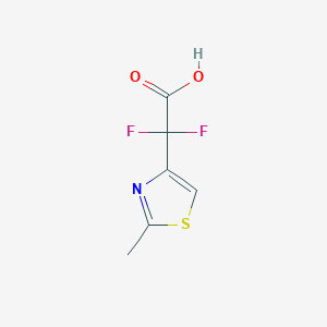 2,2-Difluoro-2-(2-methyl-1,3-thiazol-4-yl)acetic acid