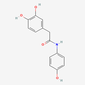 2-(3,4-Dihydroxyphenyl)-N-(4-hydroxyphenyl)acetamide