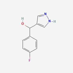 (4-Fluorophenyl)(1H-pyrazol-4-yl)methanol