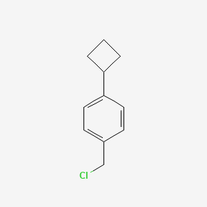 molecular formula C11H13Cl B1527614 1-(Chloromethyl)-4-cyclobutylbenzene CAS No. 1379078-16-6