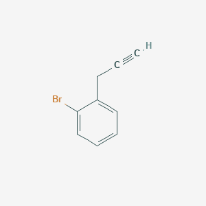 molecular formula C9H7B B1527615 1-溴-2-丙-2-炔-1-基苯 CAS No. 182276-11-5