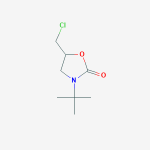 3-Tert-butyl-5-(chloromethyl)-1,3-oxazolidin-2-one