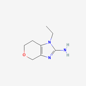 1-Ethyl-1H,4H,6H,7H-pyrano[3,4-d]imidazol-2-amine