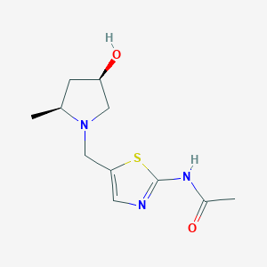 N-(5-(((2S,4R)-4-Hydroxy-2-methylpyrrolidin-1-yl)methyl)thiazol-2-yl)acetamide