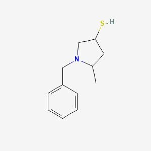 1-Benzyl-5-methylpyrrolidine-3-thiol