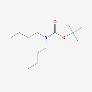 molecular formula C13H27NO2 B15276195 Tert-butyl dibutylcarbamate 