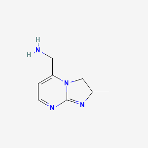 {2-methyl-2H,3H-imidazo[1,2-a]pyrimidin-5-yl}methanamine