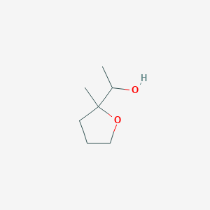 molecular formula C7H14O2 B1527621 1-(2-甲基氧杂环己烷-2-基)乙醇 CAS No. 1542877-64-4