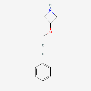 3-[(3-Phenylprop-2-yn-1-yl)oxy]azetidine