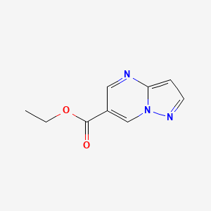 molecular formula C9H9N3O2 B1527624 吡唑并[1,5-a]嘧啶-6-甲酸乙酯 CAS No. 1022920-59-7