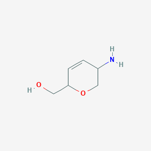 (5-Amino-5,6-dihydro-2H-pyran-2-yl)methanol