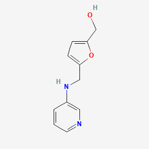 molecular formula C11H12N2O2 B15276272 (5-{[(Pyridin-3-yl)amino]methyl}furan-2-yl)methanol 