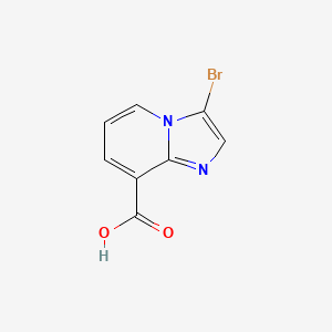 molecular formula C8H5BrN2O2 B1527630 3-溴咪唑并[1,2-a]吡啶-8-羧酸 CAS No. 1116691-26-9