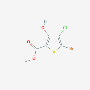 Methyl 5-bromo-4-chloro-3-hydroxythiophene-2-carboxylate