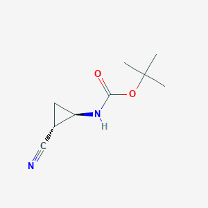 tert-Butyl ((1R,2R)-2-cyanocyclopropyl)carbamate