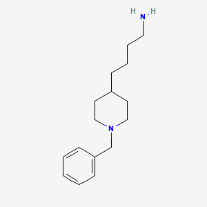 4-(1-Benzylpiperidin-4-yl)butan-1-amine