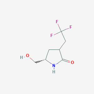 (5S)-5-(Hydroxymethyl)-3-(2,2,2-trifluoroethyl)pyrrolidin-2-one