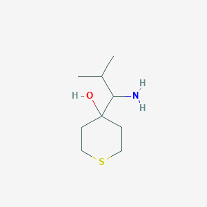 4-(1-Amino-2-methylpropyl)thian-4-ol