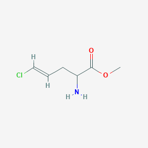 Methyl 2-amino-5-chloropent-4-enoate