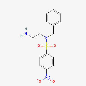 N-(2-Aminoethyl)-N-benzyl-4-nitrobenzene-1-sulfonamide