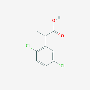 molecular formula C9H8Cl2O2 B15276523 2-(2,5-Dichlorophenyl)propanoic acid CAS No. 1249190-68-8