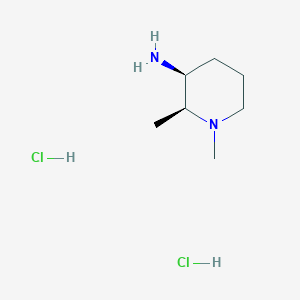 (2S,3S)-1,2-Dimethylpiperidin-3-amine dihydrochloride