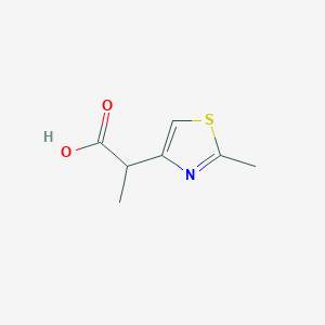 2-(2-Methyl-1,3-thiazol-4-yl)propanoic acid