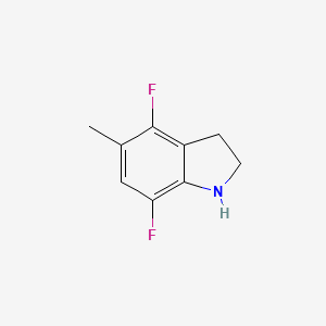 4,7-Difluoro-5-methyl-2,3-dihydro-1H-indole