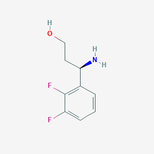 (3R)-3-amino-3-(2,3-difluorophenyl)propan-1-ol