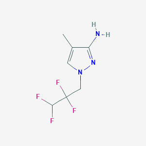 4-Methyl-1-(2,2,3,3-tetrafluoropropyl)-1H-pyrazol-3-amine