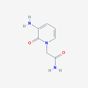 2-(3-Amino-2-oxo-1,2-dihydropyridin-1-YL)acetamide