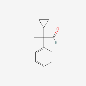 2-Cyclopropyl-2-phenylpropanal