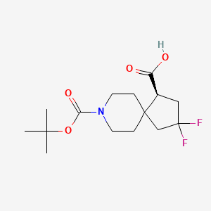 (S)-8-(tert-Butoxycarbonyl)-3,3-difluoro-8-azaspiro[4.5]decane-1-carboxylic acid